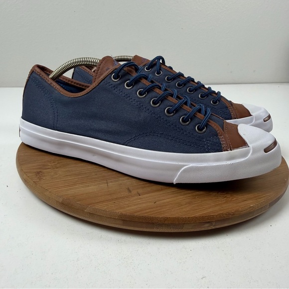 Converse Other - Converse Jack Purcell Nighttime Navy/Tobacco Canvas Sneakers